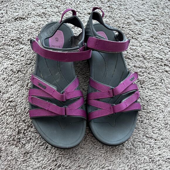 Teva Tirra Sandals Womens Size 9 Purple Gray ShocPad Sport Hiking Water 4266 - Picture 1 of 5